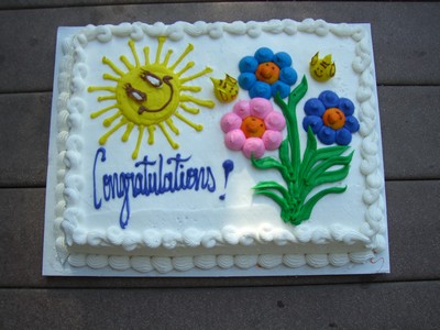 Graduation Cake Yum Yum